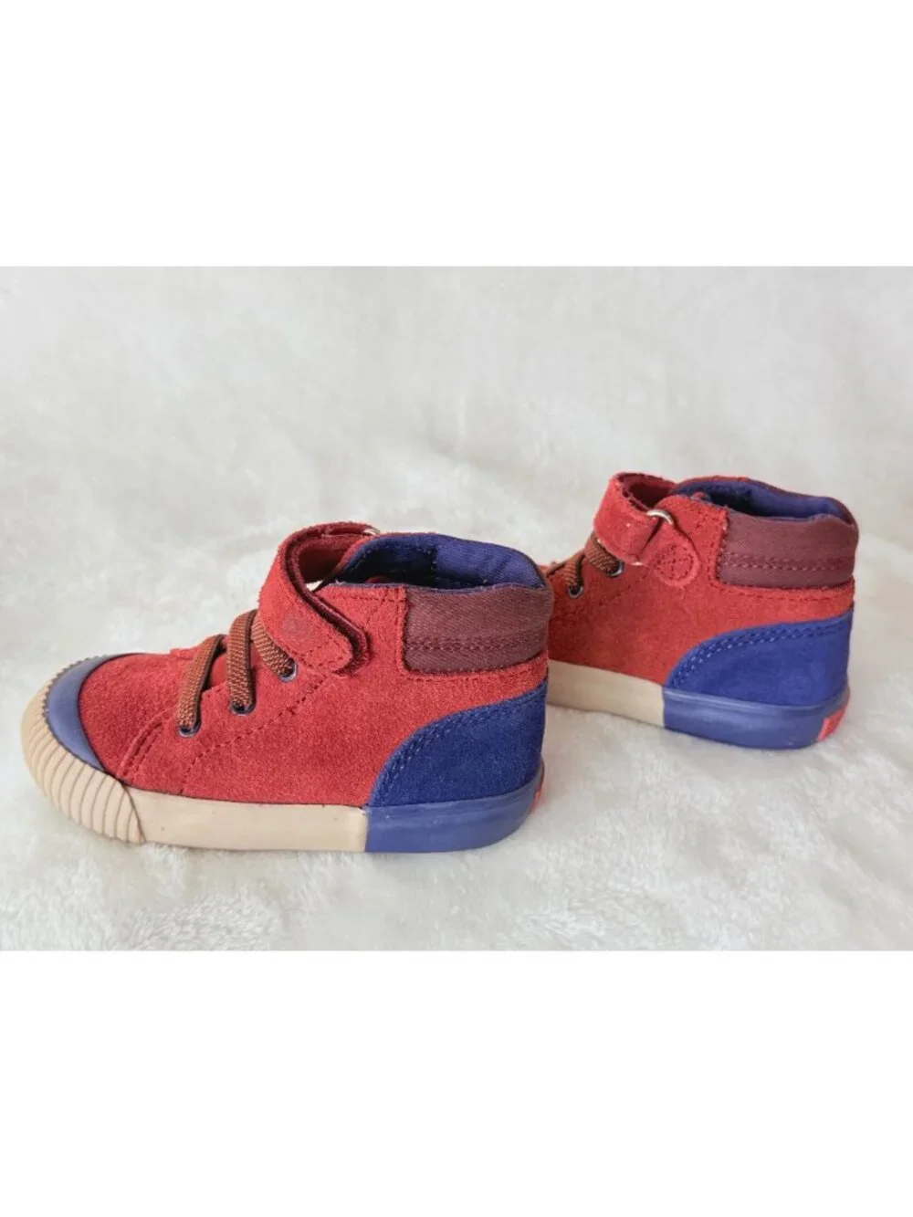 size 5 M SR Striderite Stride rite DUNE high top casual shoes sneakers boys rust